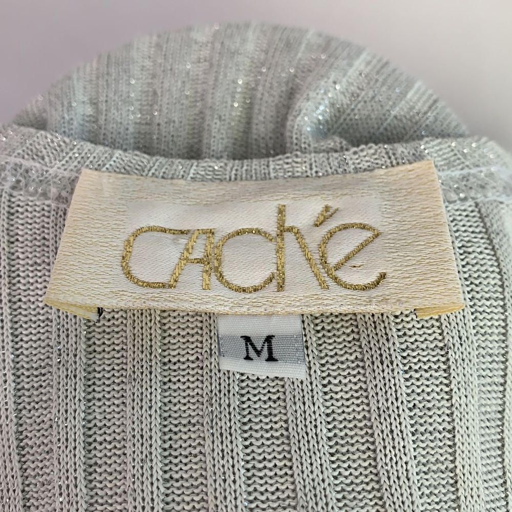 Cache Silvershimmer Knit Shell - image 7